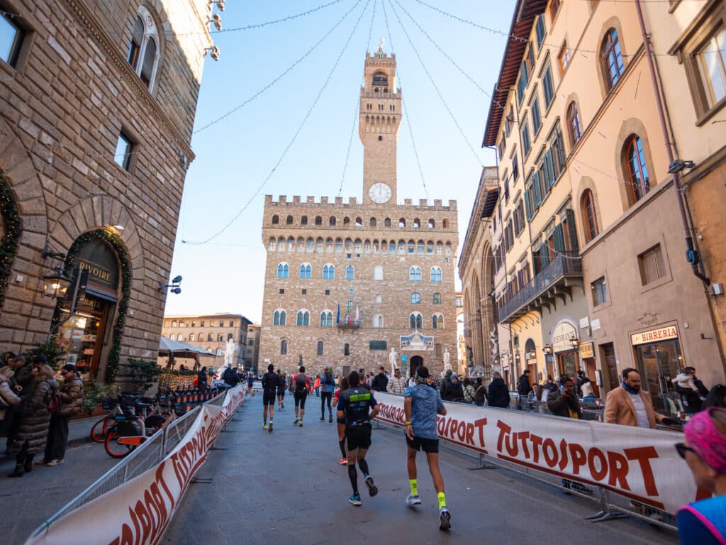 Florence Marathon course map and route