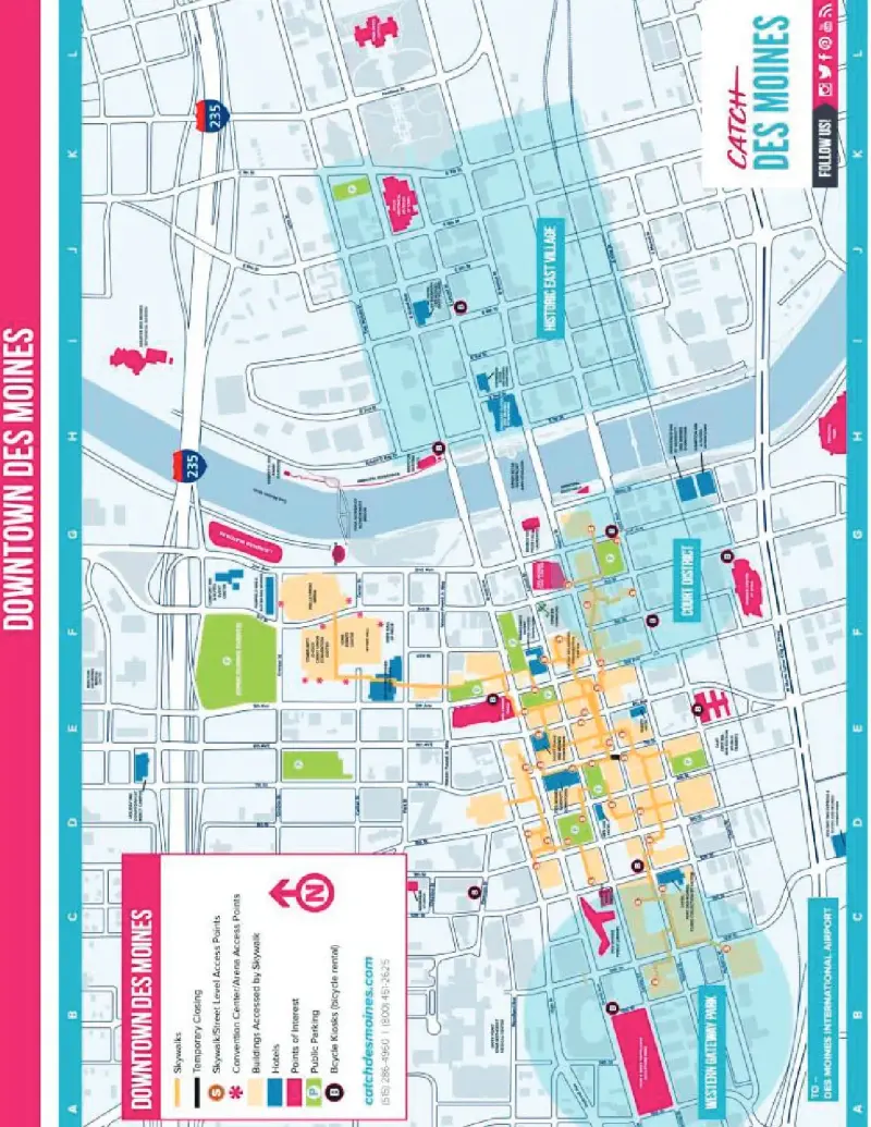 Des Moines Marathon course map and route