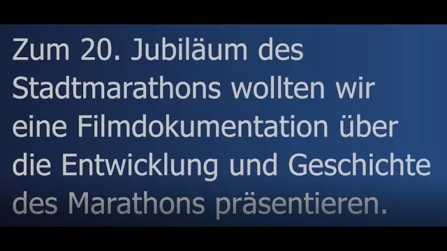 iWelt Marathon Würzburg Dokumentation Preview 2020 video thumbnail
