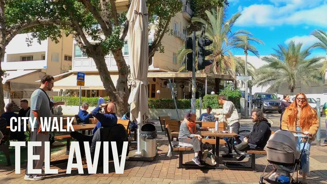 Tel Aviv Walk | The Day Before the War | From Rothschild to Carmel Market [4K] video thumbnail