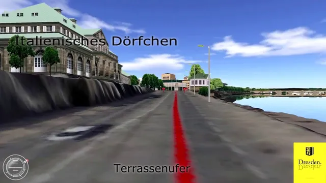Dresden-Marathon (ab 2016) - Streckenverlauf im 3D-Stadtmodell video thumbnail
