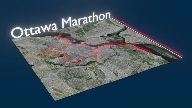 Ottawa Marathon Course, in Ottawa, Canada video thumbnail