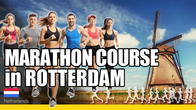 Marathon course at Rotterdam Marathon video thumbnail