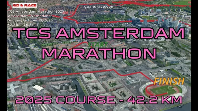 TCS Amsterdam Marathon 2025: 3D Video Course Map | 42.2 km - Amsterdam video thumbnail