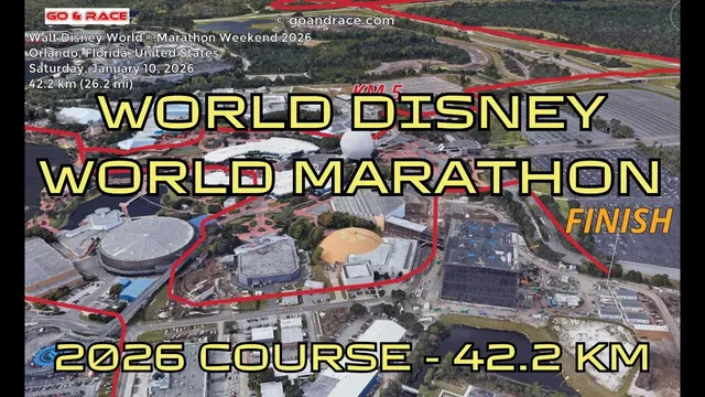 Walt Disney World® Marathon Weekend 2026: 3D Video Course Map | 42.2 km - Orlando video thumbnail