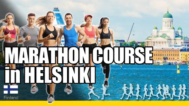 Marathon course at Helsinki City Marathon video thumbnail
