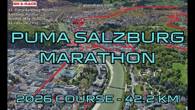 23ª Puma Salzburg Marathon 2026: 3D Video Course Map | 42.2 km - Salzburg video thumbnail