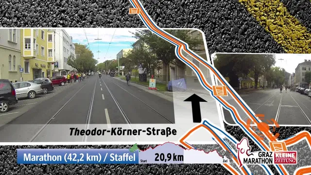 Graz Marathon - Streckenverlauf Marathon video thumbnail