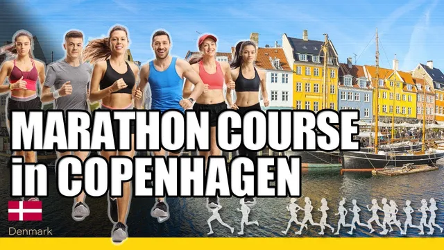 Marathon course at Copenhagen Marathon video thumbnail