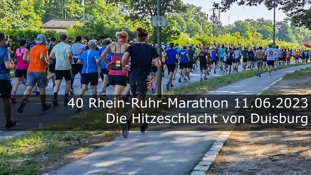 40. Rhein-Ruhr-Marathon am 11.06.2023 - Hitzeschlacht von Duisburg video thumbnail
