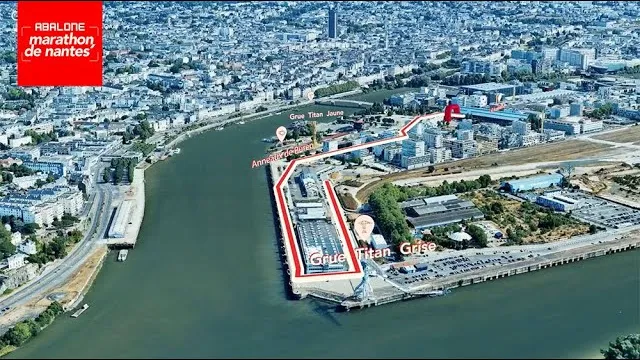 Parcours Abalone Marathon de Nantes 2025 - La traversée surpreNantes ! video thumbnail