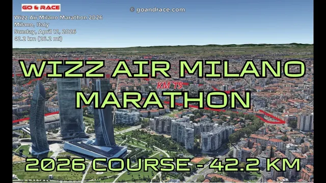 Wizz Air Milano Marathon 2026: 3D Video Course Map | 42.2 km - Milano video thumbnail