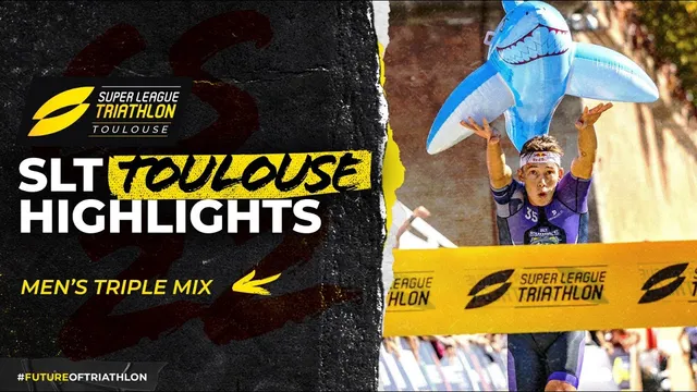 Men's Race Highlights | Toulouse | Championship Series 2022 | Super League Triathlon video thumbnail