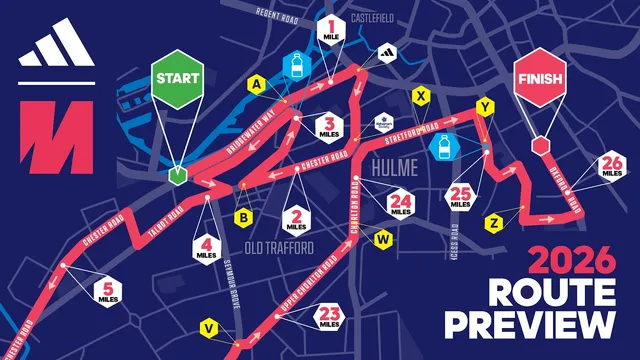 adidas Manchester Marathon 2026 Route Preview video thumbnail