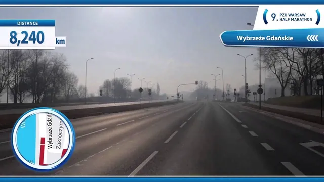 9th Warsaw Half Marathon - the course video thumbnail